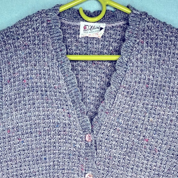 Vintage Lavender Heathered Cottage-core Vest - Picture 5 of 5